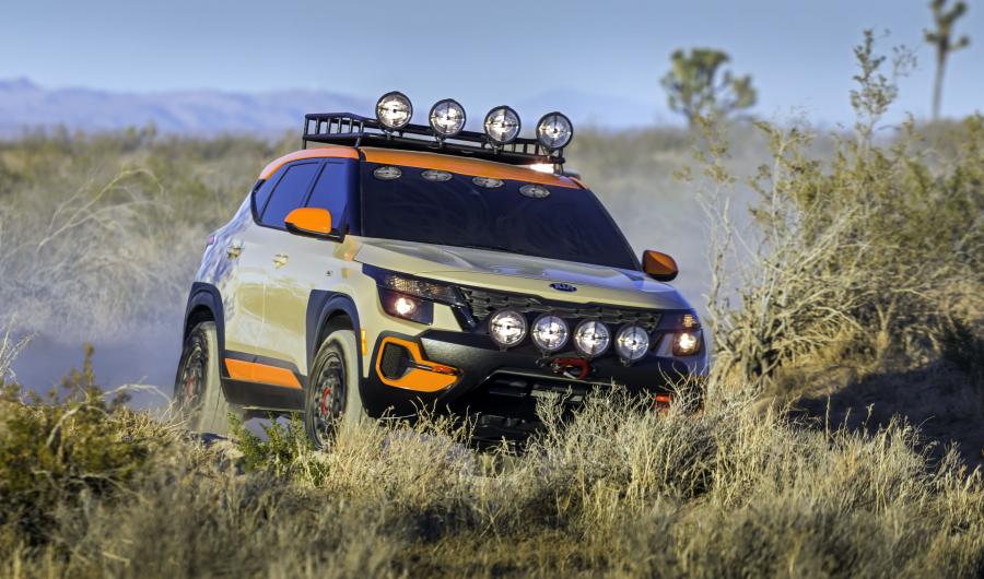  Kia Seltos X-Line Trail Attack Concept 2019 года  (фото 11 из 18)